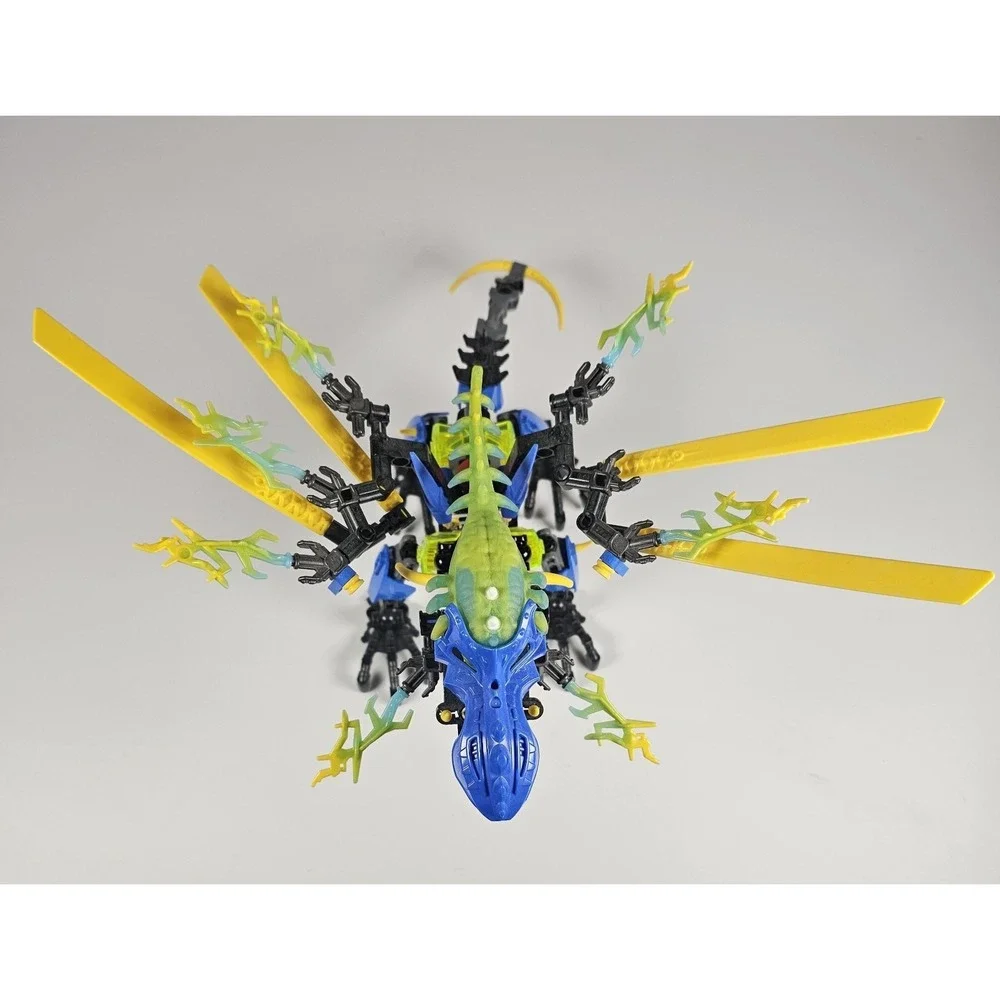 LEGO Hero Factory Dragon Bolt 44009 Brain Attack Blue Dragon Bionicle Preowned